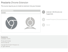 Tablet Screenshot of getproctorio.com